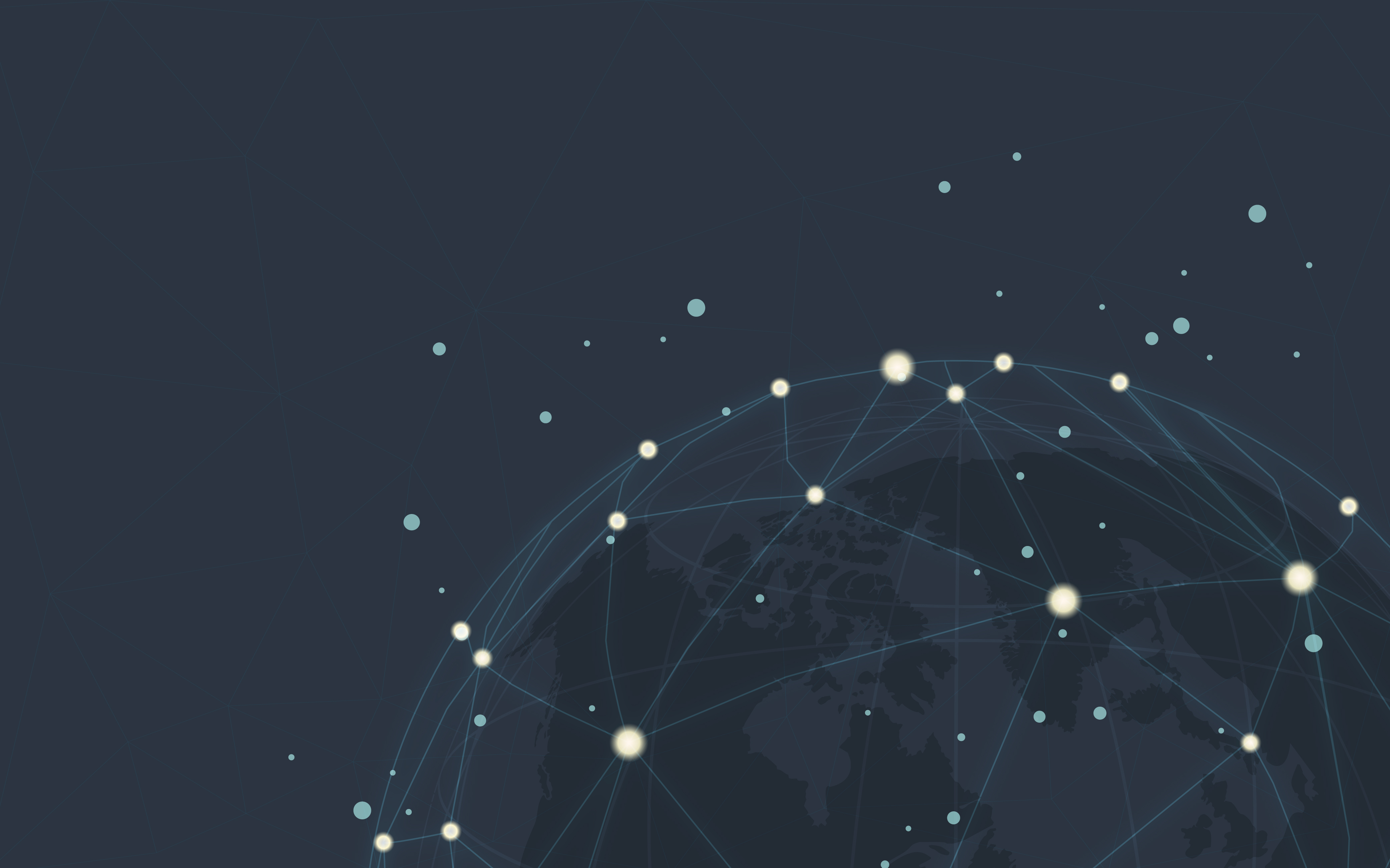 World map logistics routes