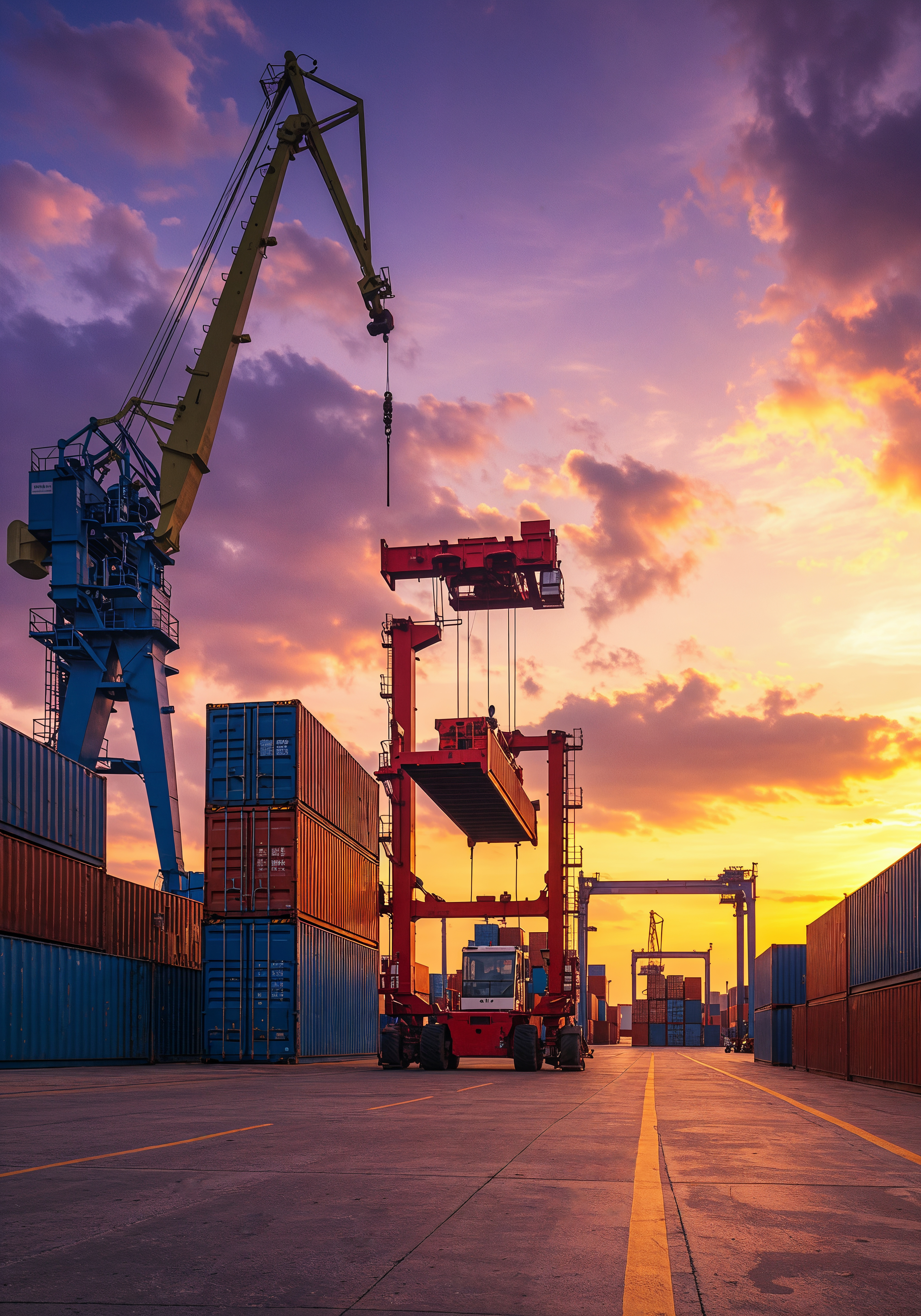 Container yard and port operations