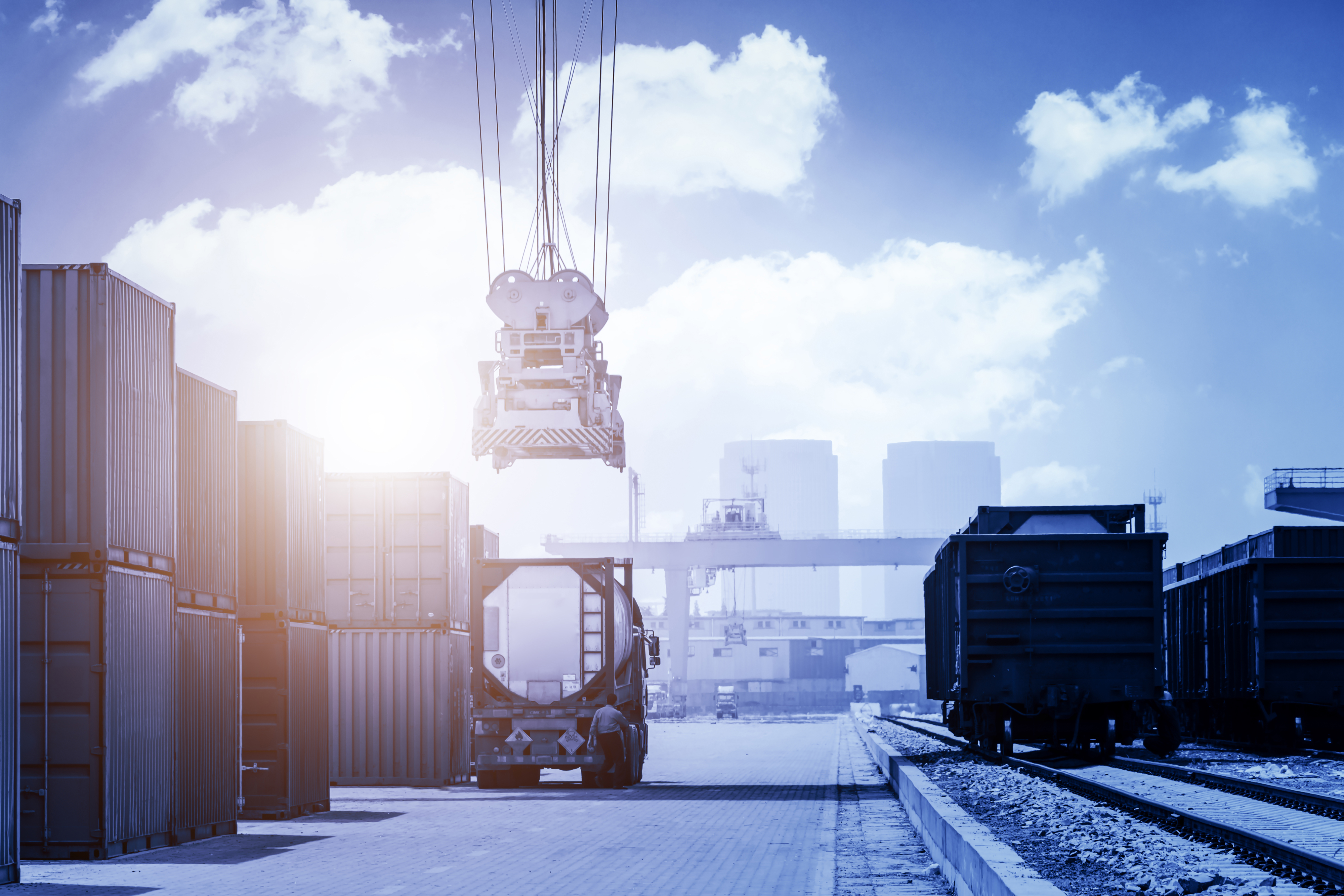 Global logistics and container port
